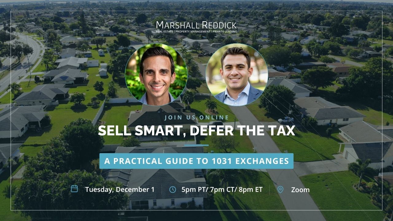 ONLINE EVENT: Sell Smart, Defer the Tax: A Practical Guide to 1031 Exchanges